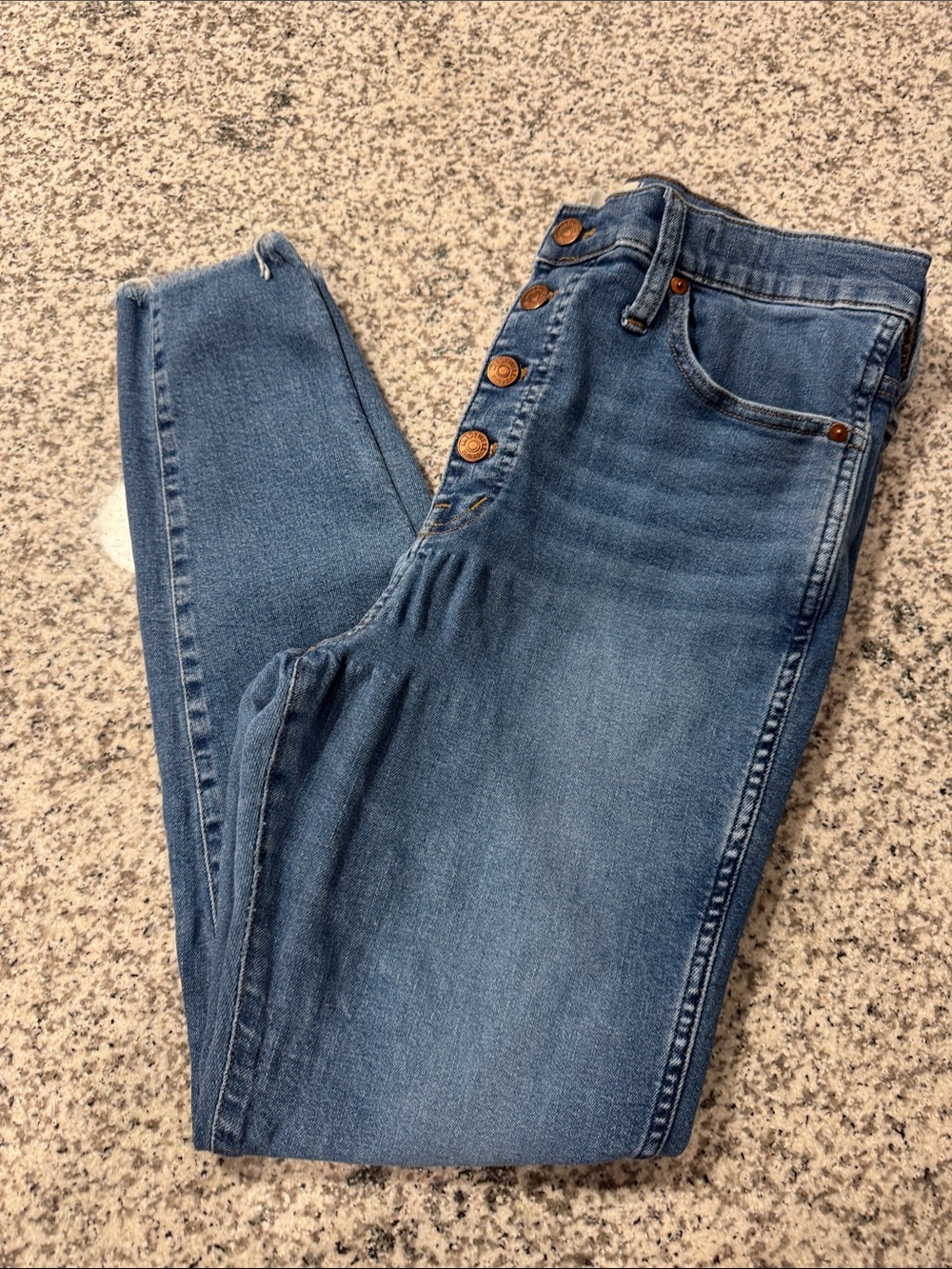Madewell Skinny Jeans — Medium Blue Wash
